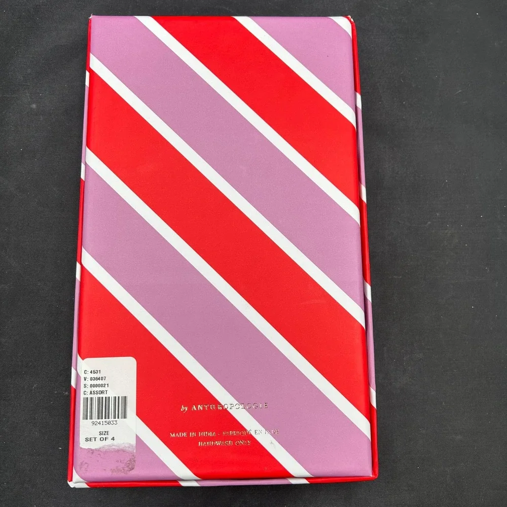 Anthropologie Sweet As Sugar Cocktail Stirrers Candy Theme Barware Set‎ of 4